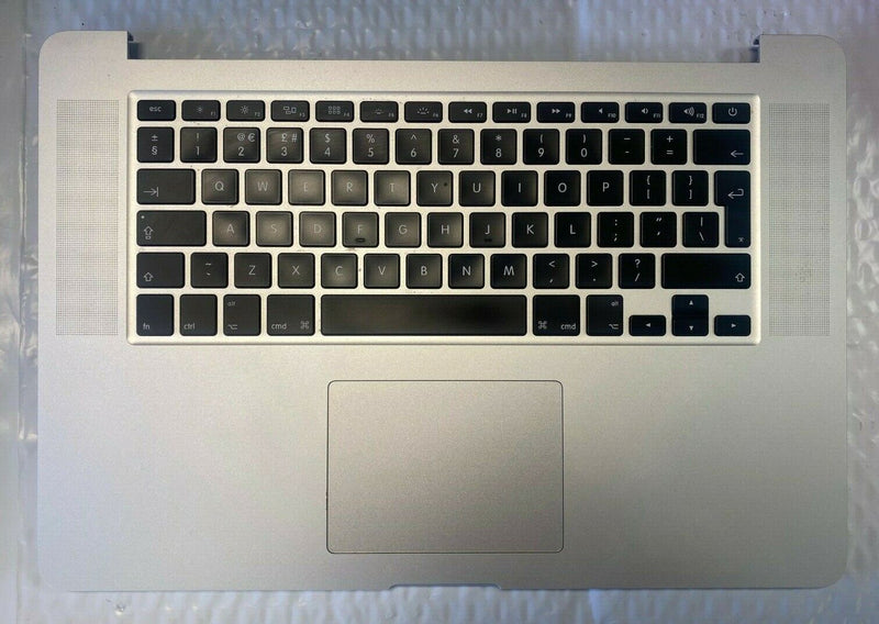 Apple MacBook 15" A1398 2013/14 UK QWERTY Top Case Silver 661-8311