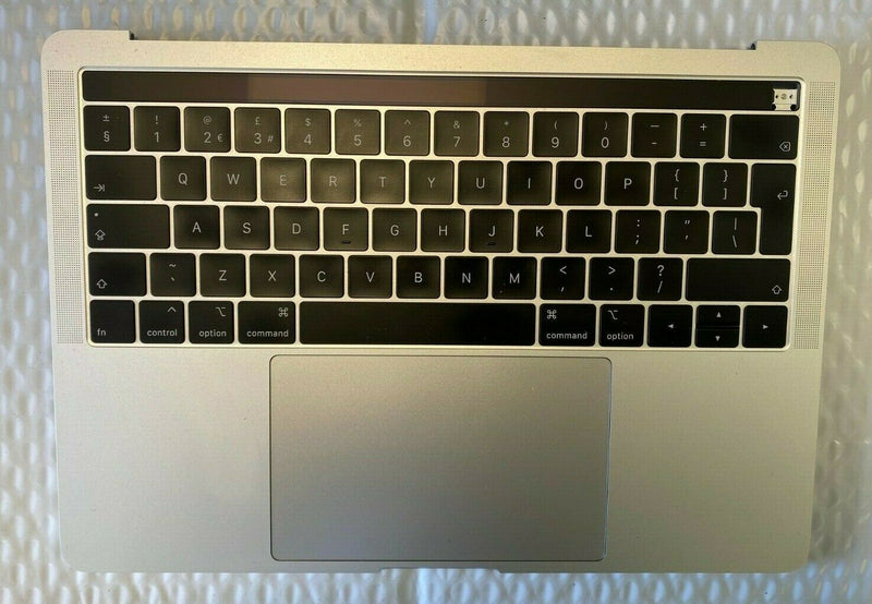 Apple MacBook Pro 13" A1989 2019 Topcase Silver Keyboard Touchbar US QWERTY