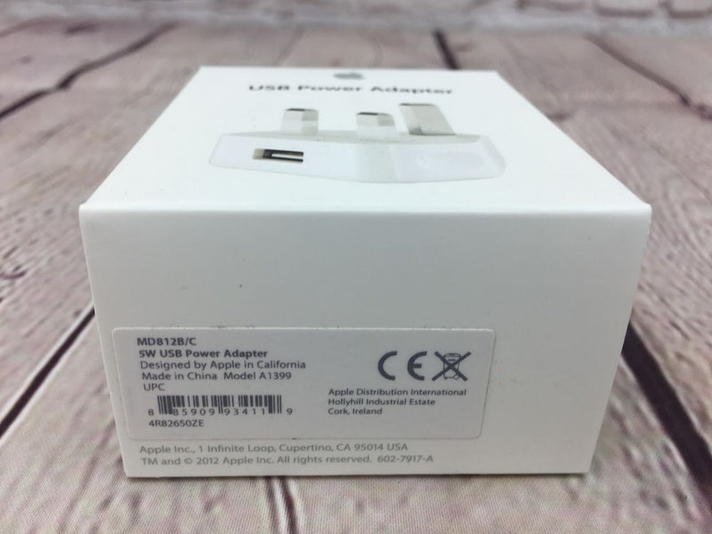 Apple USB 5W UK Power Adapter for iPhone, iPod, Apple Watch - MD812B/C