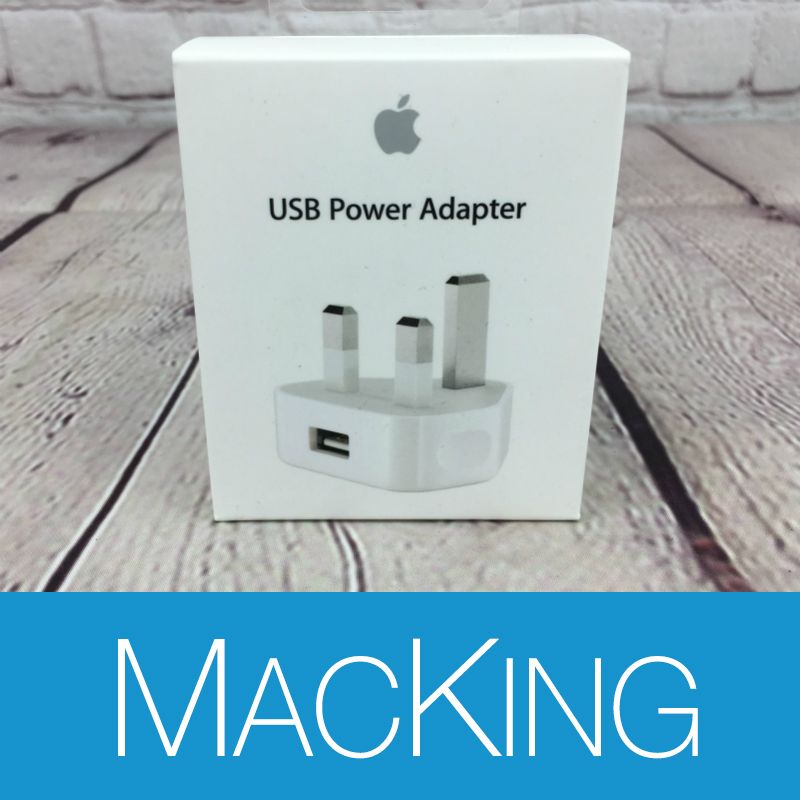 Apple USB 5W UK Power Adapter for iPhone, iPod, Apple Watch - MD812B/C